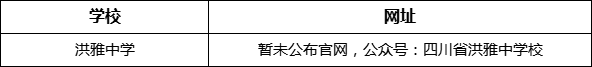 眉山市洪雅中學(xué)網(wǎng)址是什么？