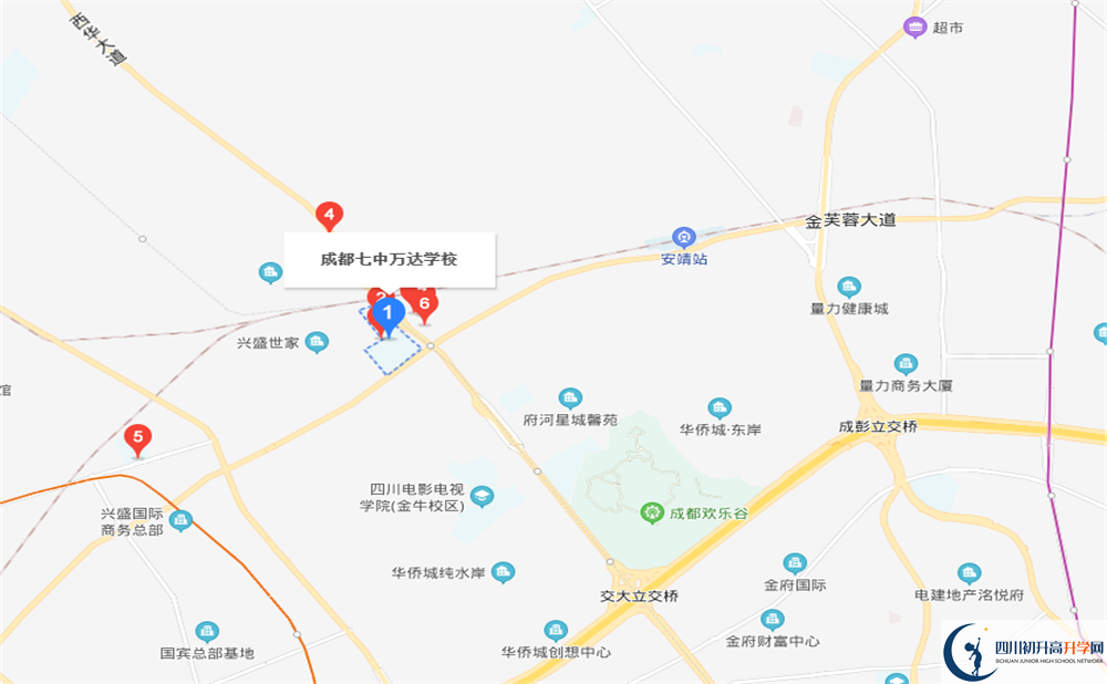 成都七中萬達校區(qū)地址在哪里？